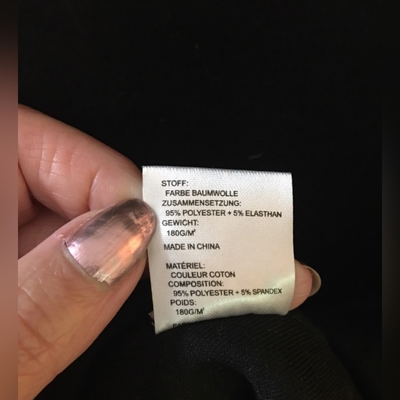 Long Sleeve Black Sweater Short Dress or Women’s Top M - Picture 11 of 12